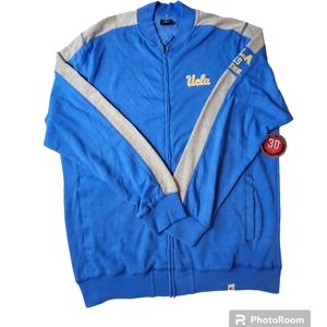 UCLA BRUINS 1919 NCAA Colosseum Full Zip Jacket Blue Gray Men's XL Brand New